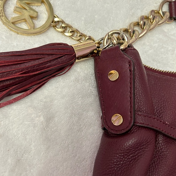 Michael Kors Handbag Burgundy color - Picture 6 of 11